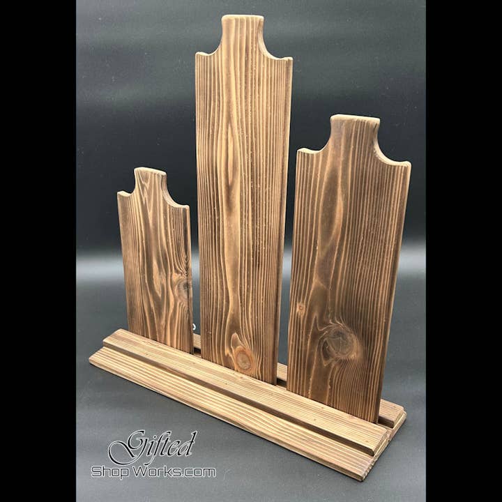 3 Easel Necklace Display - Wind-Resistant for Outdoor Use for wholesale by Gifted Shop Works, LLC