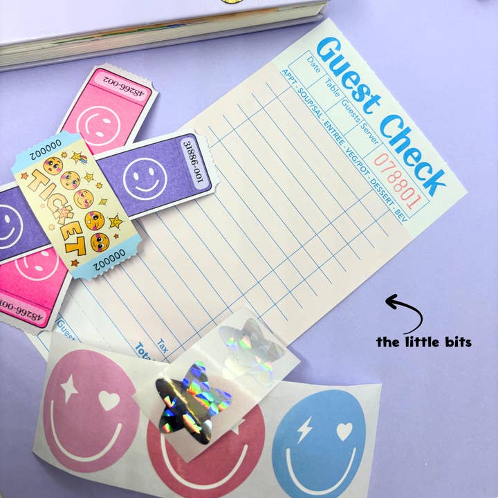 Kish B. Designs - Wholesale Sticker - Little Paper Things| The Little Bits| Junk Journal Packet6