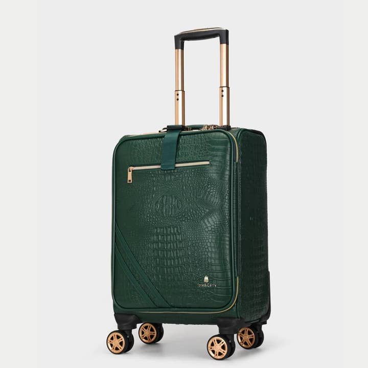 Tote&Carry - Wholesale Luggage - Apollo 2 Suitcase 2 Piece Set in Emerald Green9