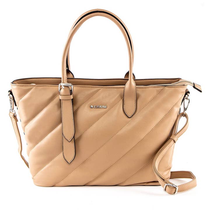 Eerium handbag and/or shoulder strap for Lady Taupe for wholesale by ERIUM - Bags and Accessories