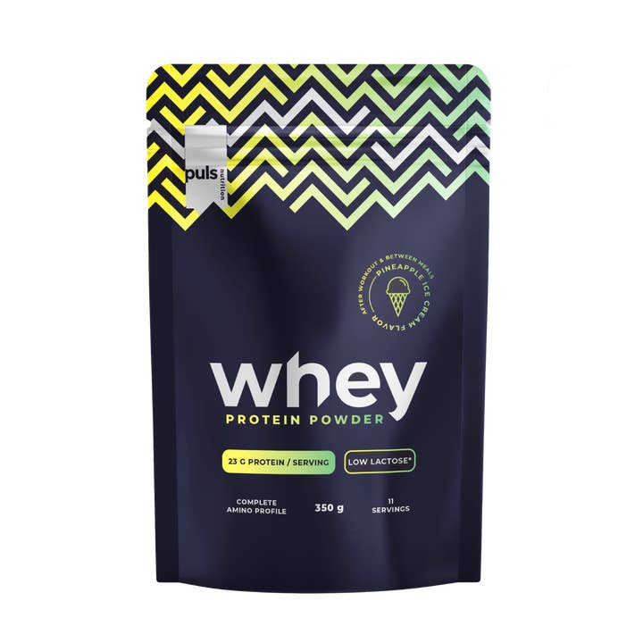 WHEY PROTEIN Pineapple Ice Cream 350g LOW LACTOSE for wholesale by Puls Nutrition