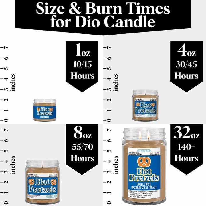 Dio Candle Company - Wholesale Jar/Filled Candle - Hot Pretzels Candle7