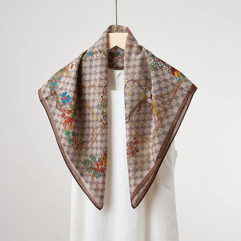 Marayn - Vendita all'ingrosso Sciarpa - Donna - Sciarpa in Misto Seta Leggera Primavera Estate Versatile18