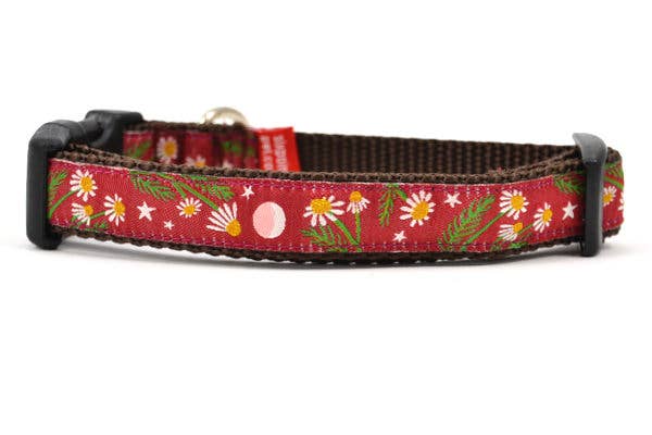 six point pet - Wholesale Pet Collar - Cat - Chamomile-Burgundy2