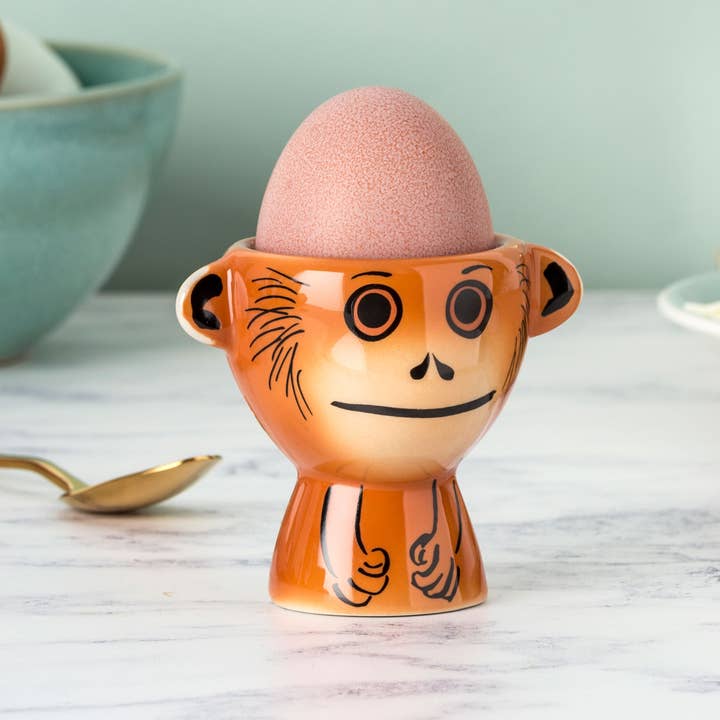 Hannah Turner Ltd – wholesale Egg cup/holder – Orangutan Egg Cup1