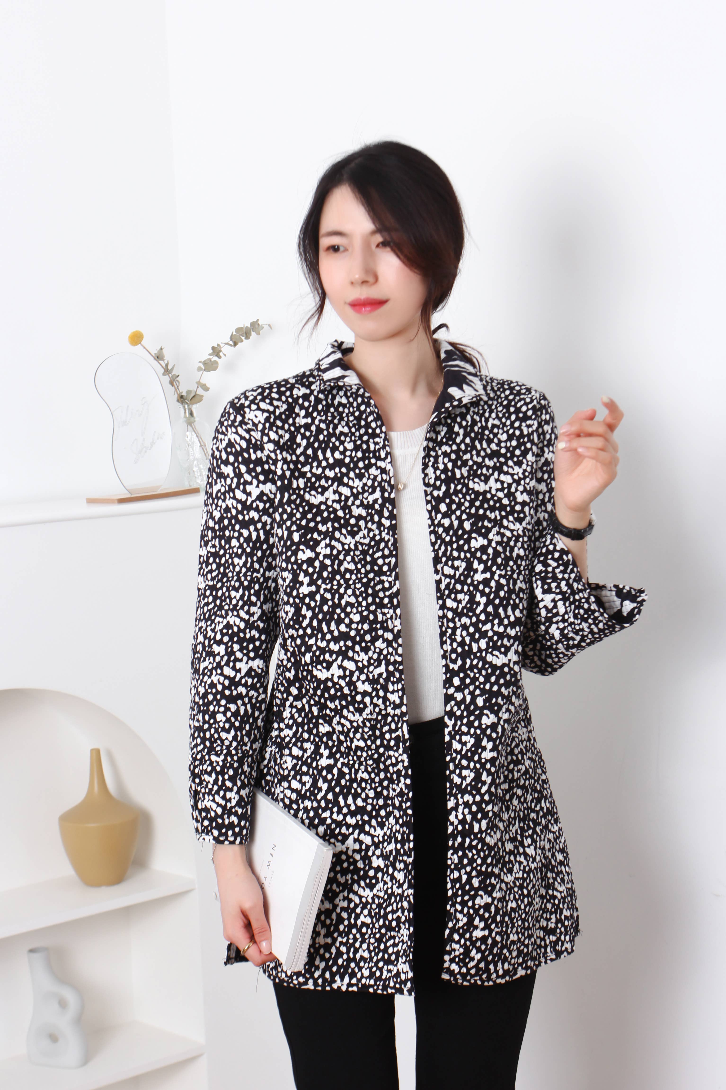 Trimdin - Wholesale Jacket - Women's - Quilted Cotton Mid-Length Black7