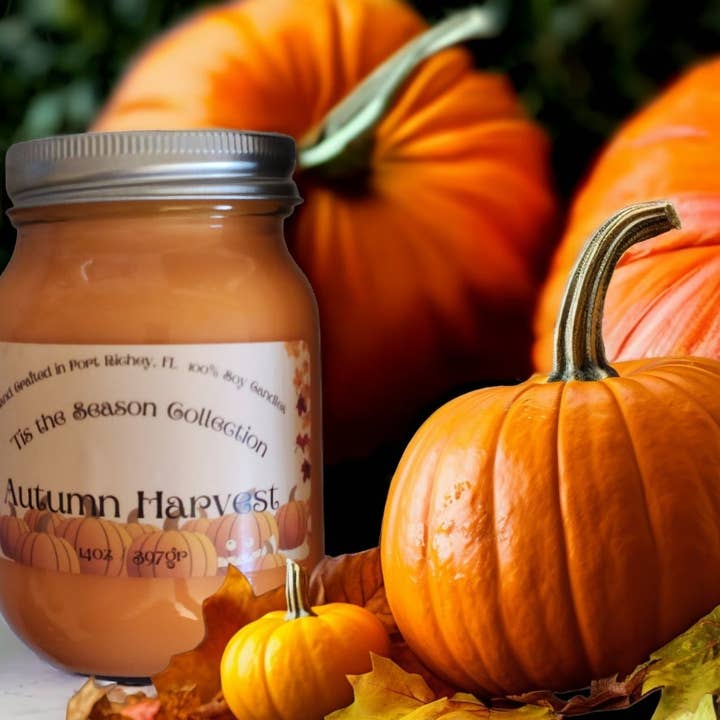 Autumn Harvest 14oz for wholesale by Shining Star Candle Company