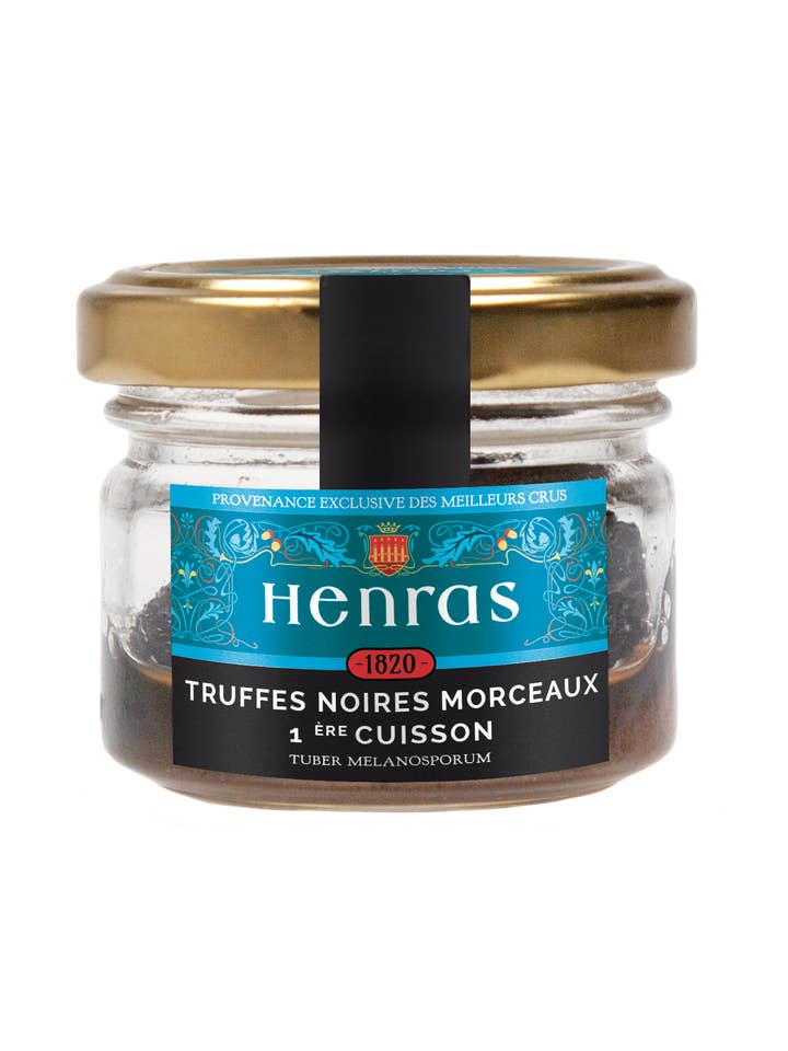 Schwarze Périgord-Trüffelstücke 16 g für den Großhandel von Maison Truffes Henras