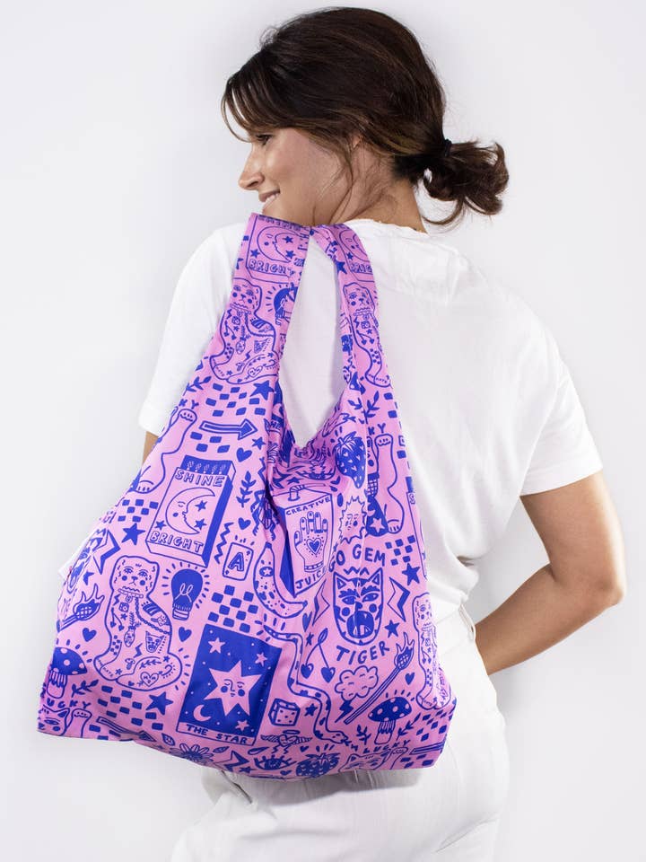 Amy Hastings | Go Get Em Tiger Mittelgroße wiederverwendbare Tasche für den Großhandel von Kind Bag