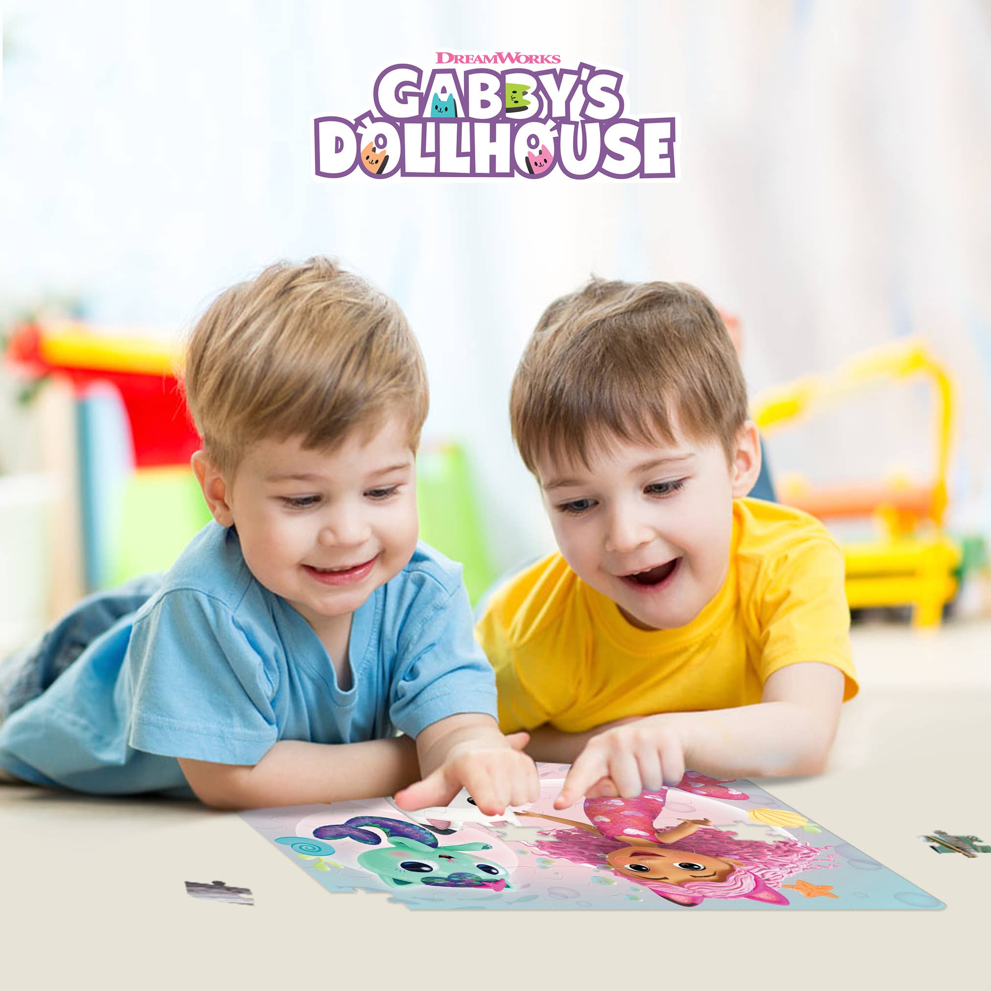 Primemotion, Inc - Wholesale Puzzle - Kids - Gabby's Dollhouse  24pc 12x9"1