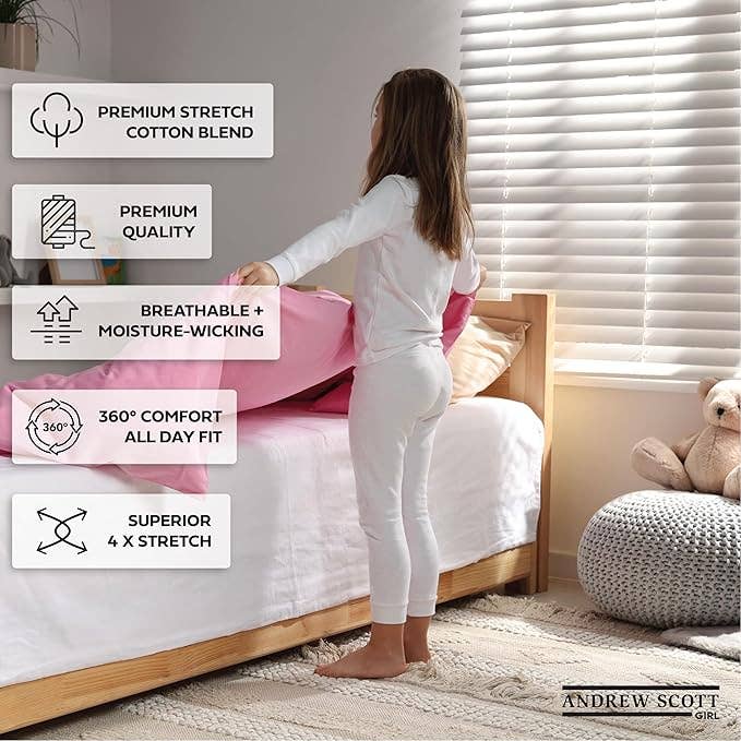 I-Wear Brands - Wholesale T-Shirt - Kids - Girl's Cotton Long Sleeve Performance Tops2