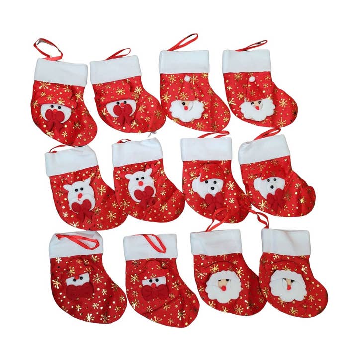 Santa Claus Stocking, Christmas Stockings, Snowman for wholesale by ZKY Wholesale