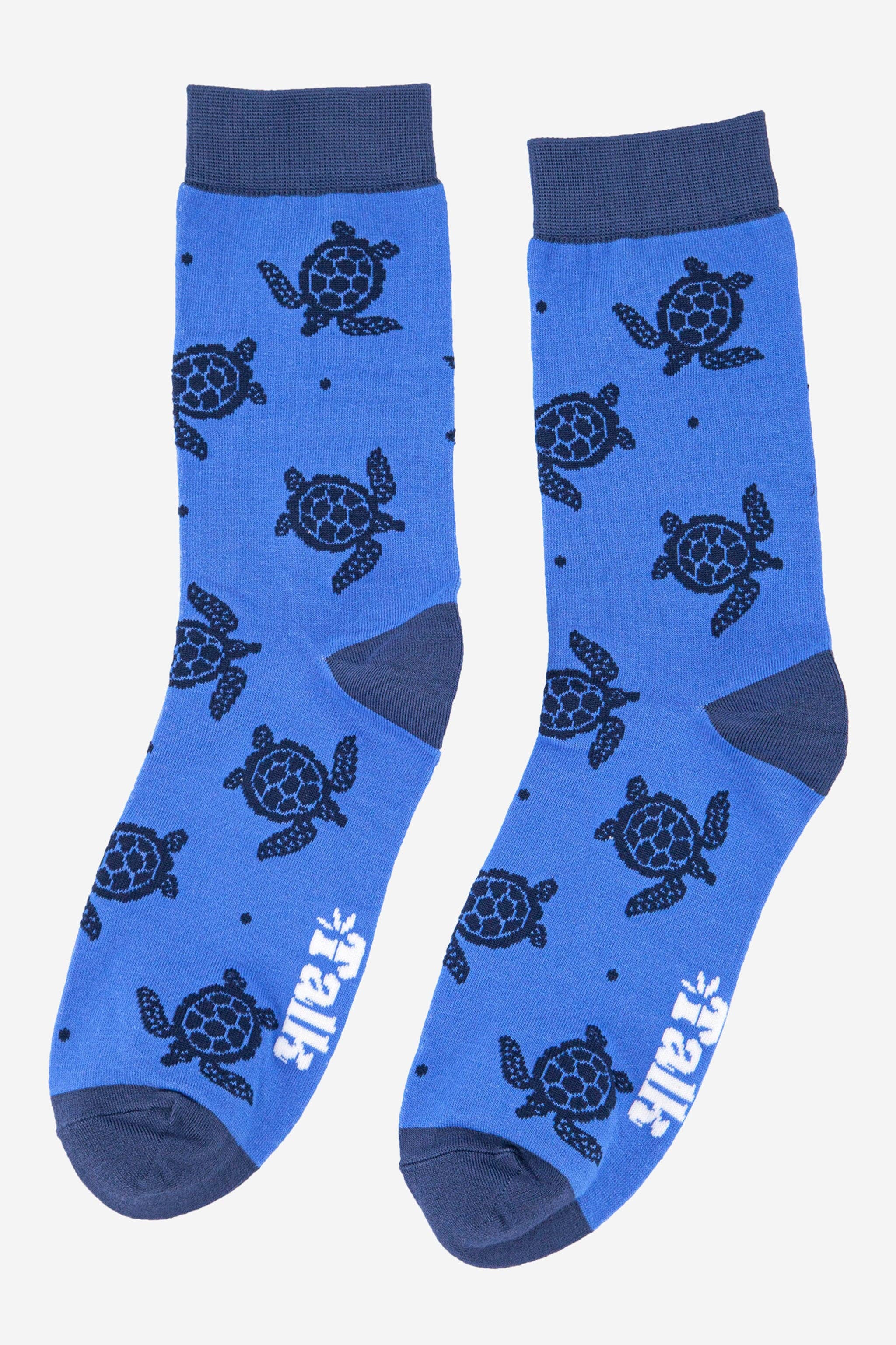 Sock Talk – wholesale Socks – Men's – Men's Sea Turtle Print Bamboo Socks2