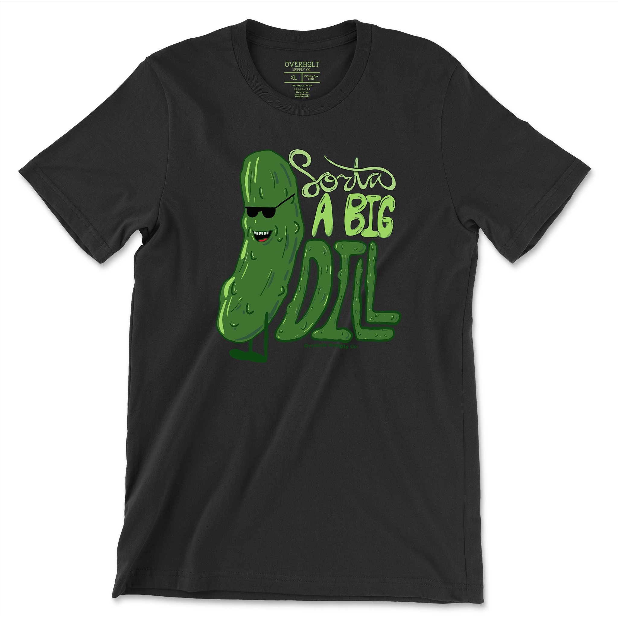 Overholt Supply Co. - Wholesale Screen Printed T-Shirt - Unisex - OSC-034 Big Dill1