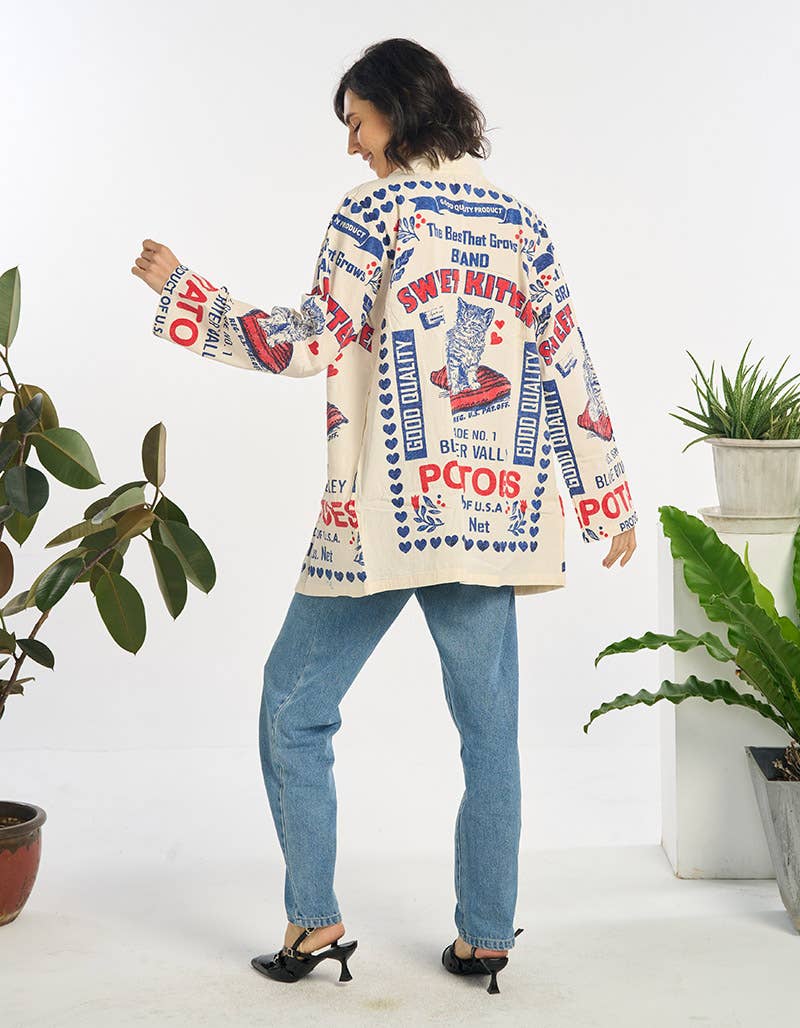 Kathmandu Imports – Cardigan - Mulher por atacado – CARDIGÃ DE ALGODÃO (TH-1935)5