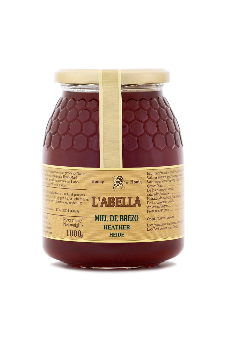 L'ABELLA MIEL - Venta al por mayor Miel - L'Abellamel Miel De Brezo De 1000G