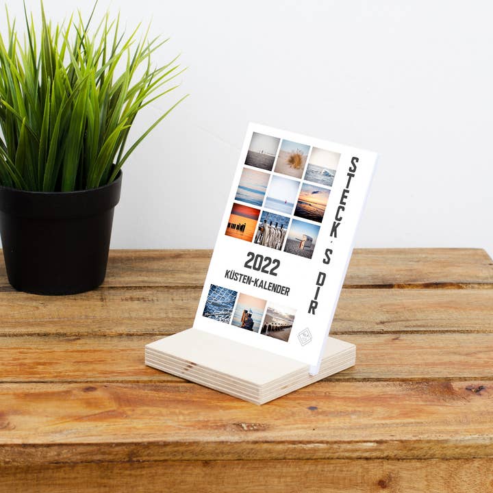 Consultez le calendrier côtier 2022 pour la vente par Kila-Photography - Deine Stadt auf Holz