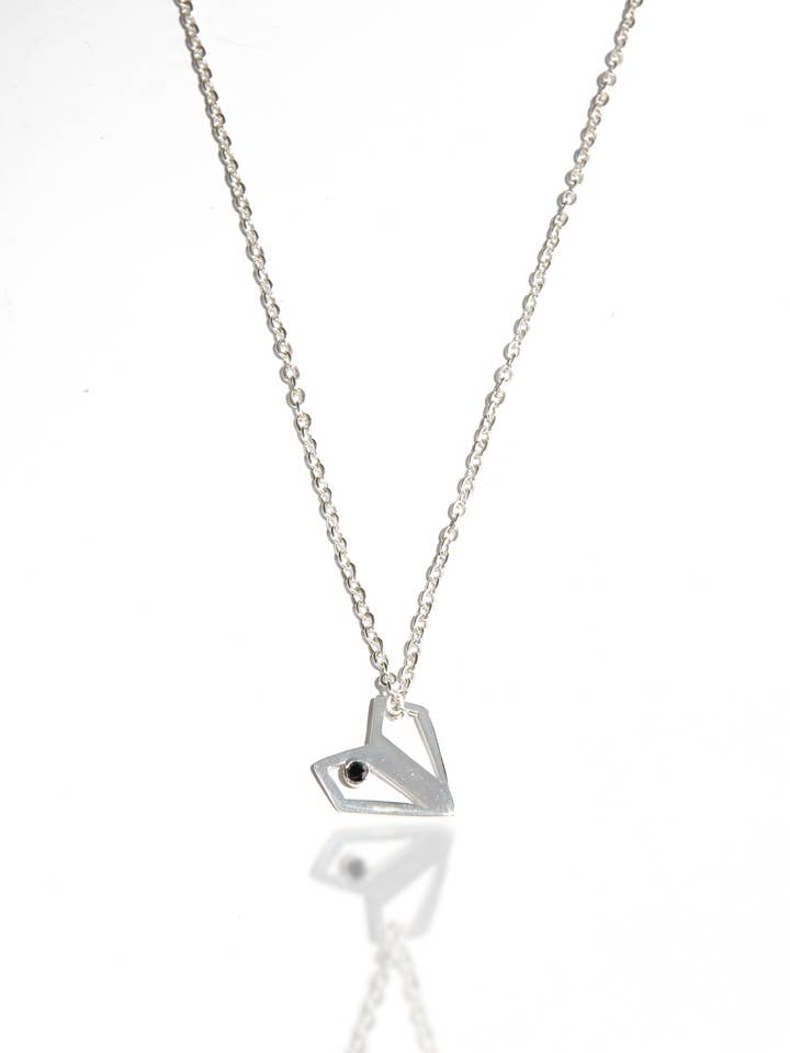 Mask Silver Necklace for wholesale by Damasca