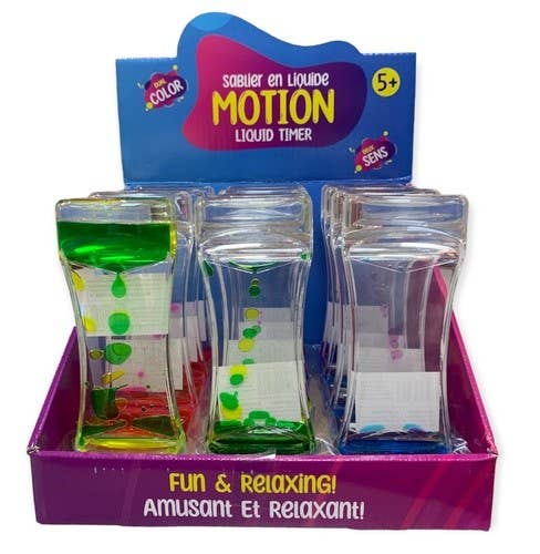 Handee Products (HPC) – Großhandel Kurzzeitwecker – Flüssiger Doppel-Farbbewegungs-Timer – Display-Box0