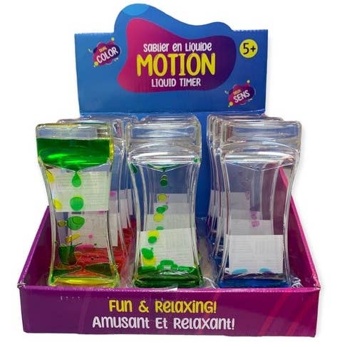 Handee Products (HPC) – Großhandel Kurzzeitwecker – Flüssiger Doppel-Farbbewegungs-Timer – Display-Box0