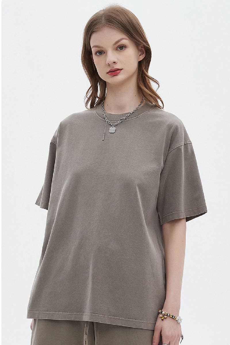 CZ Basics - Wholesale T-shirt - Uniseks - Oversized T-shirt met gewassen print5