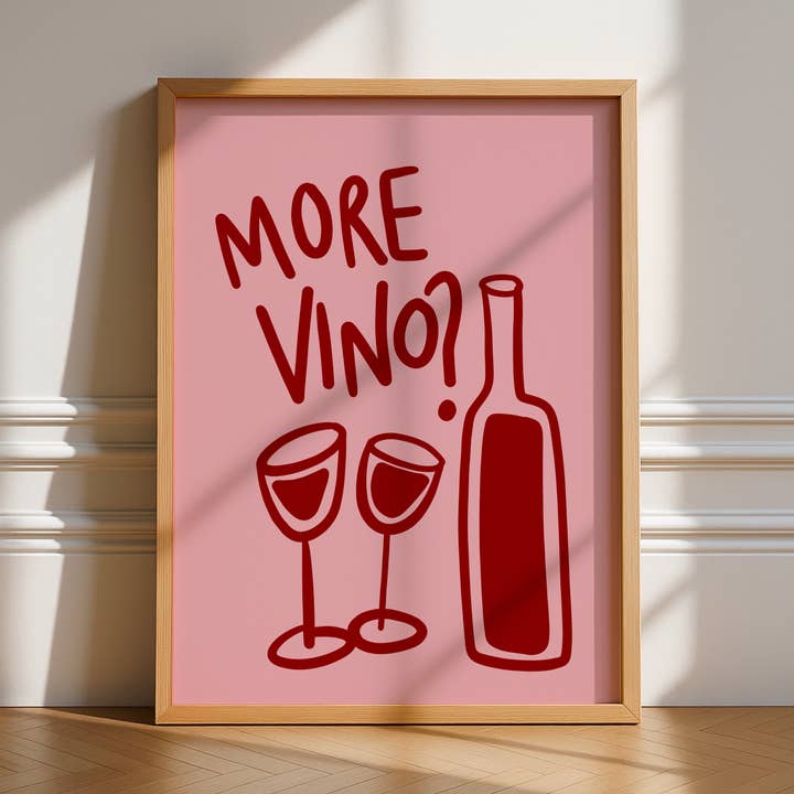 More Vino Print for wholesale by Printro