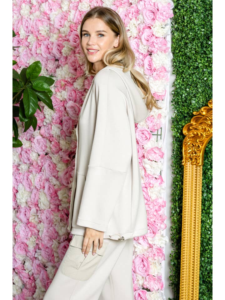 Joh Apparel - Vendita all'ingrosso Giacca - Donna - Giacca con cappuccio in maglia Kari Pointe12