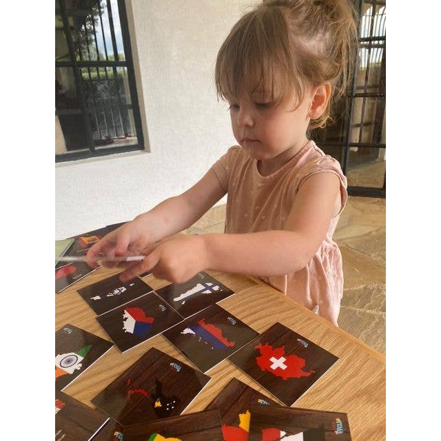 Teddo Play – Großhandel Lernkarten – Kind & Baby – Beliebte Länder der Welt - Flaggen, Karten, Reisespiele10