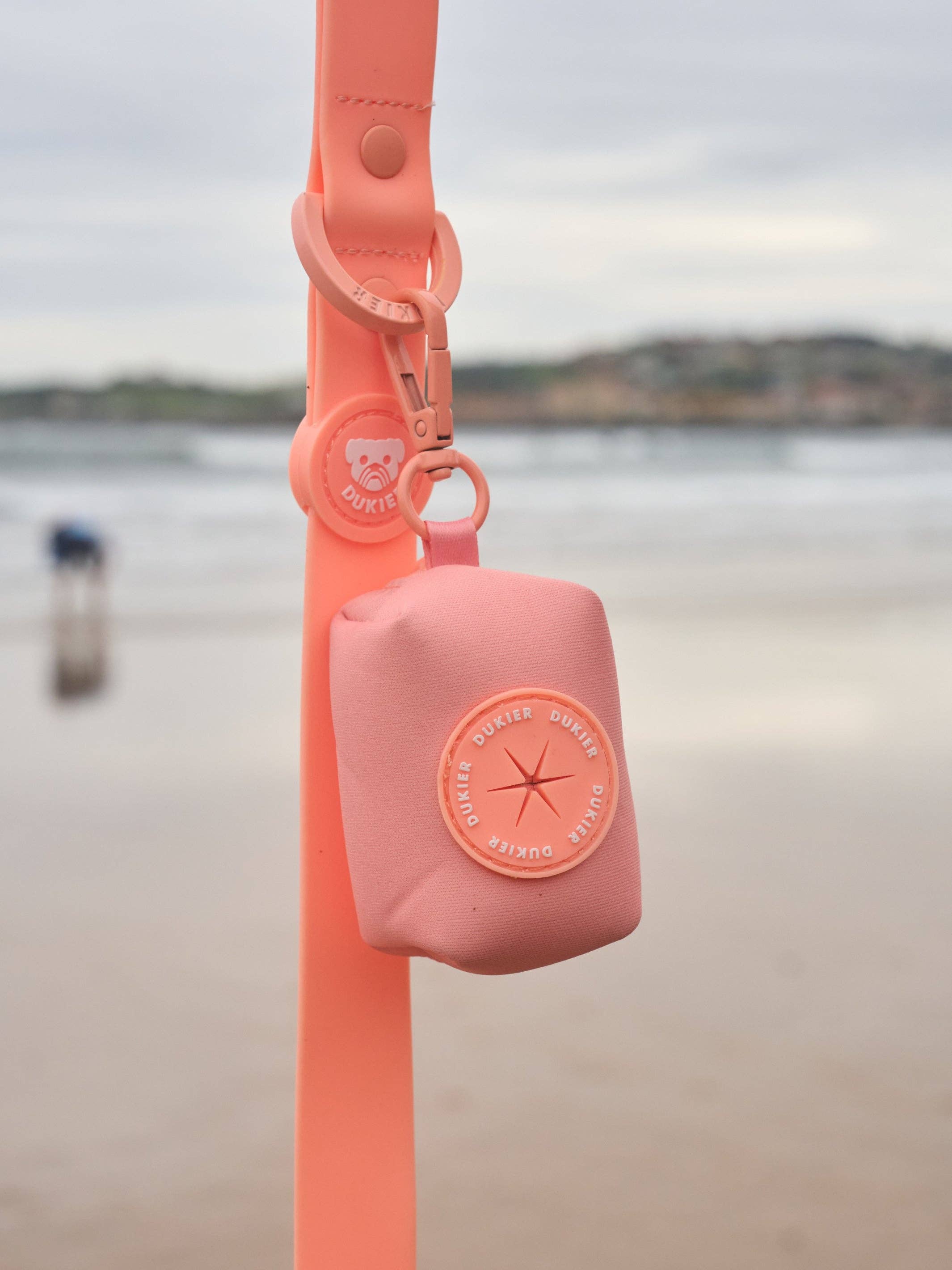 Dukier - Wholesale Pet Poop Bag Dispenser - CORAL DOG POOP BAG HOLDER3