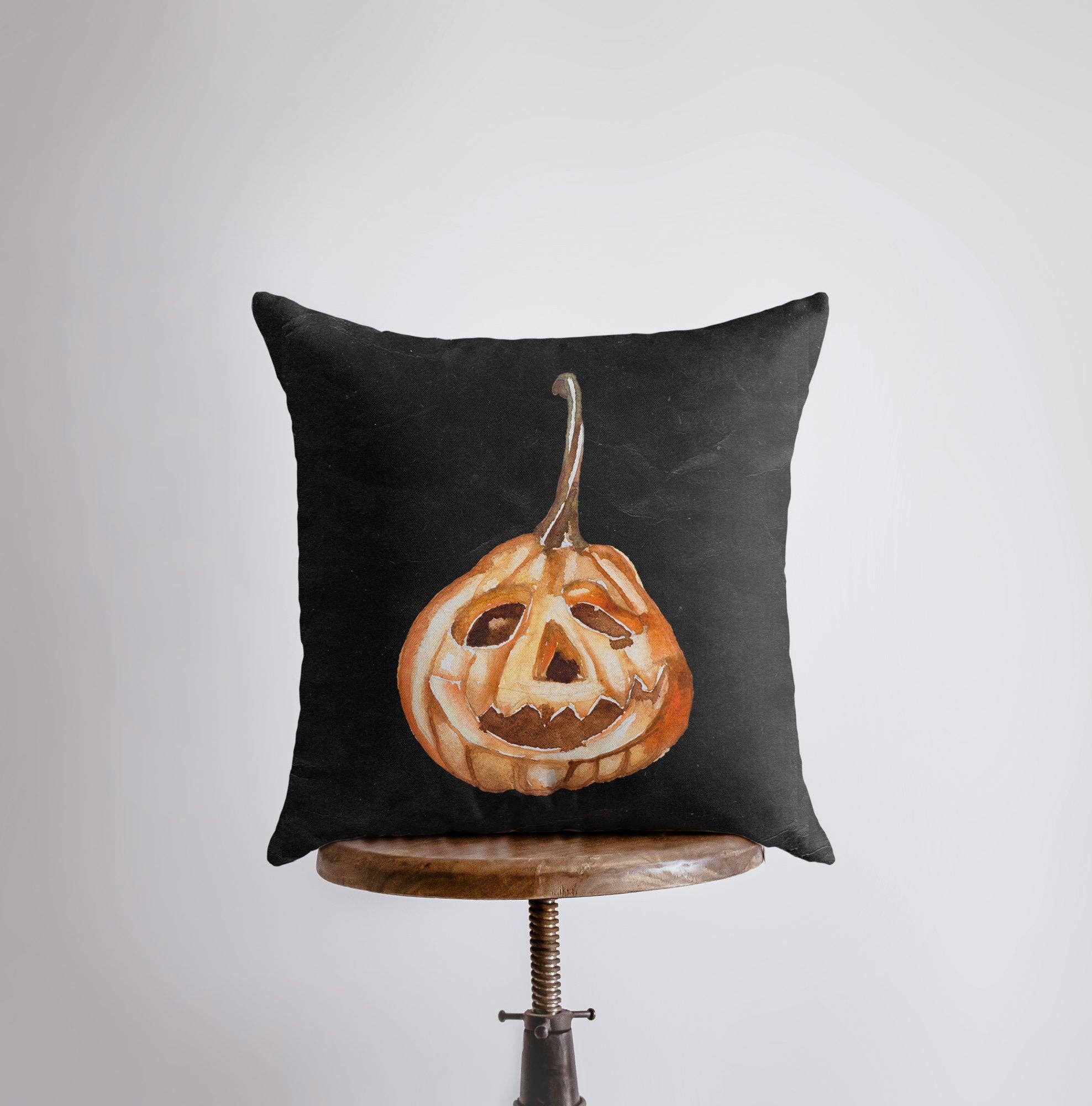 UniikPillows - Vendita all'ingrosso Fodera cuscino decorativo - Fodera per cuscino Jack O Lantern | Decorazioni autunnali | Cuscini di Halloween | Decorazioni di Halloween | Cuscini autunnali | Simpatici cuscini da tiro1