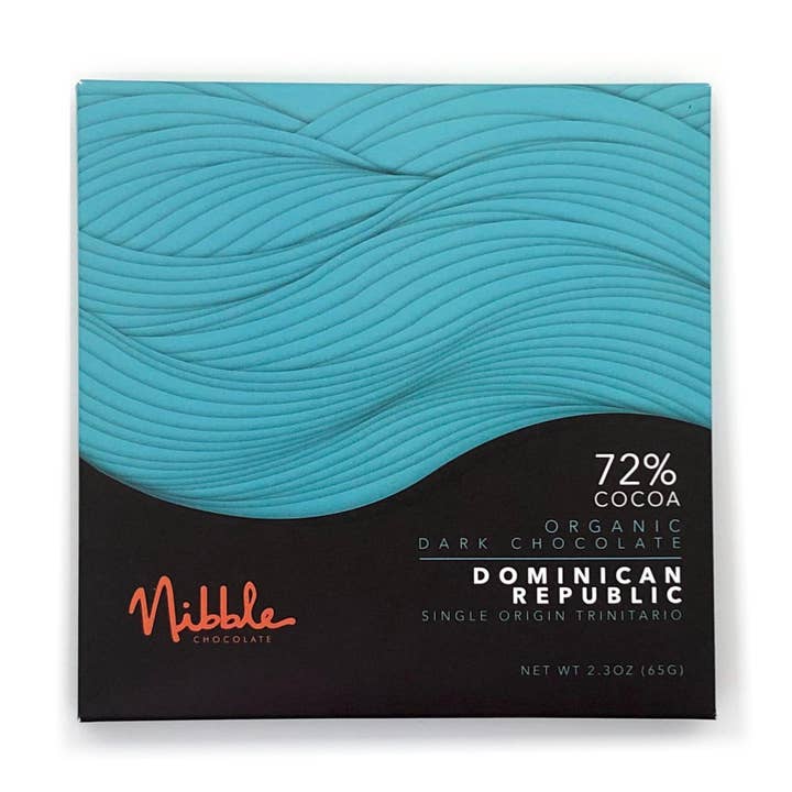 Single Origin Bar | 72% Cocoa Dominica Rep | Nibble for wholesale by Nibble Chocolate