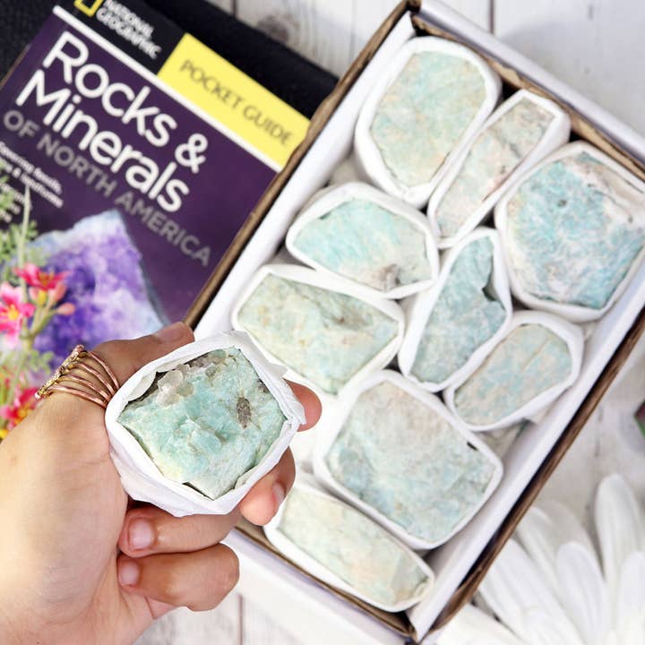 Natures Artifacts Inc - Wholesale Spiritual Stone/Crystal - Amazonite Flat - Amazonite Crystal1