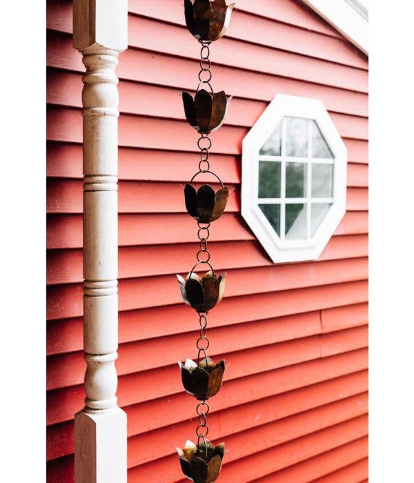 Ten Thousand Villages - Wholesale Outdoor Ornament/Decor - Lotus Rain Chain2