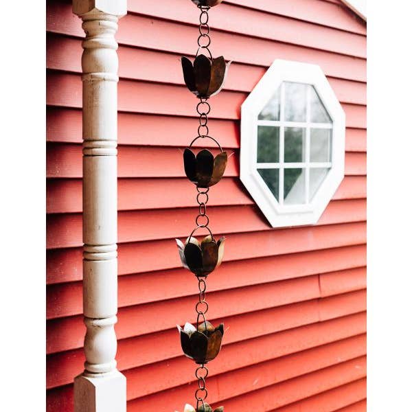 Ten Thousand Villages - Wholesale Outdoor Ornament/Decor - Lotus Rain Chain2