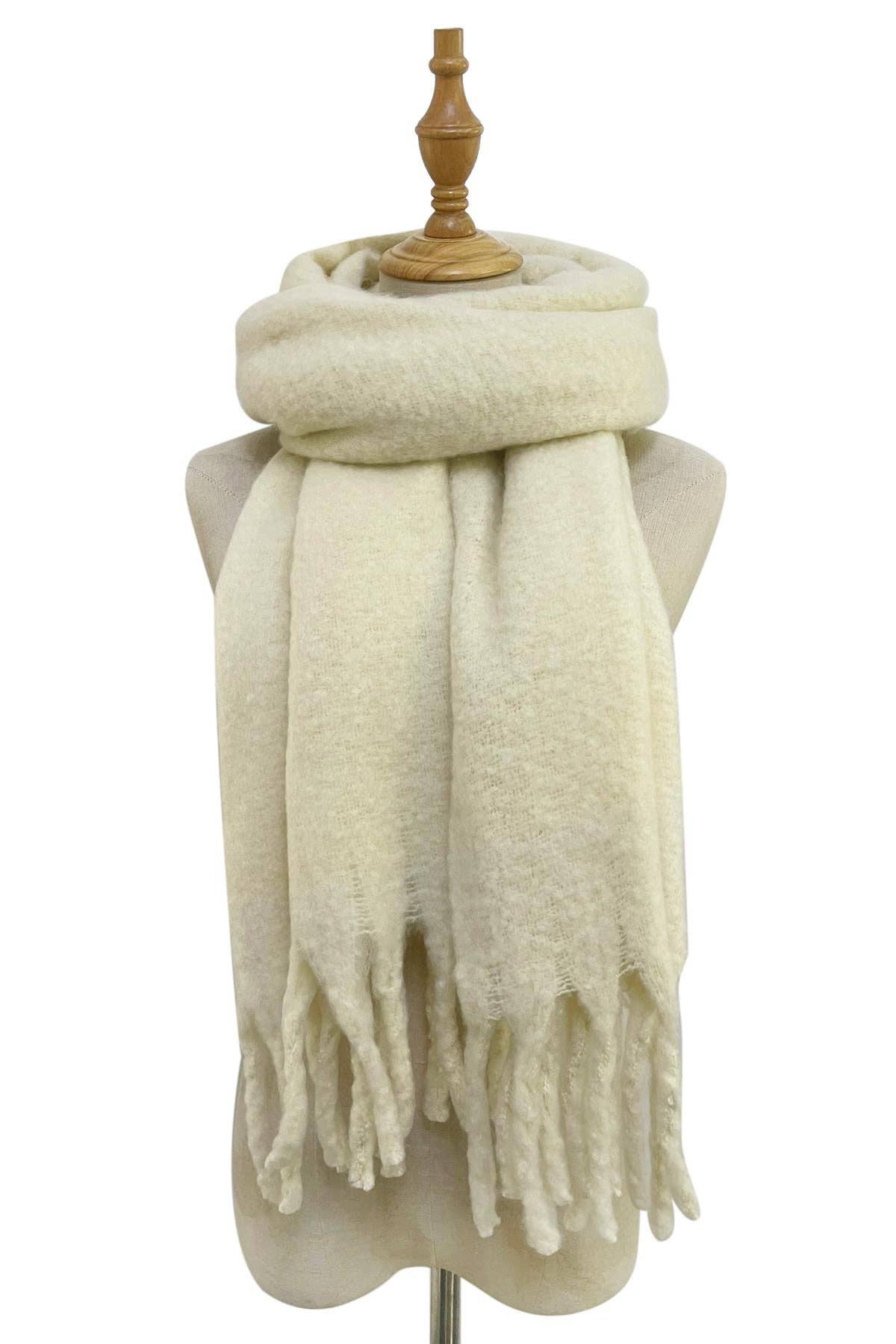 Fashion Scarf World - Vendita all'ingrosso Sciarpa - Donna - Sciarpa plaid con nappine semplice19