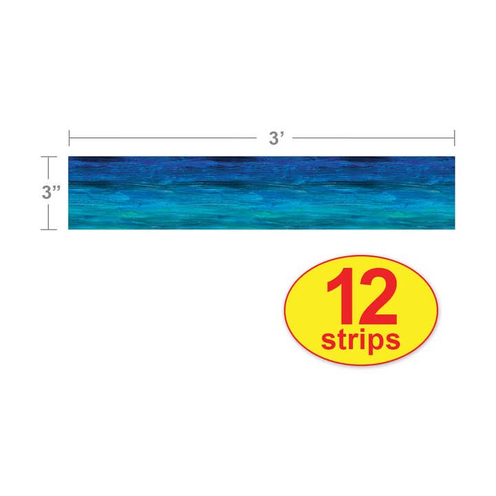 Carson Dellosa Education - Wholesale Craft Supplies - World of Eric Carle Shades of Blue Straight Borders1