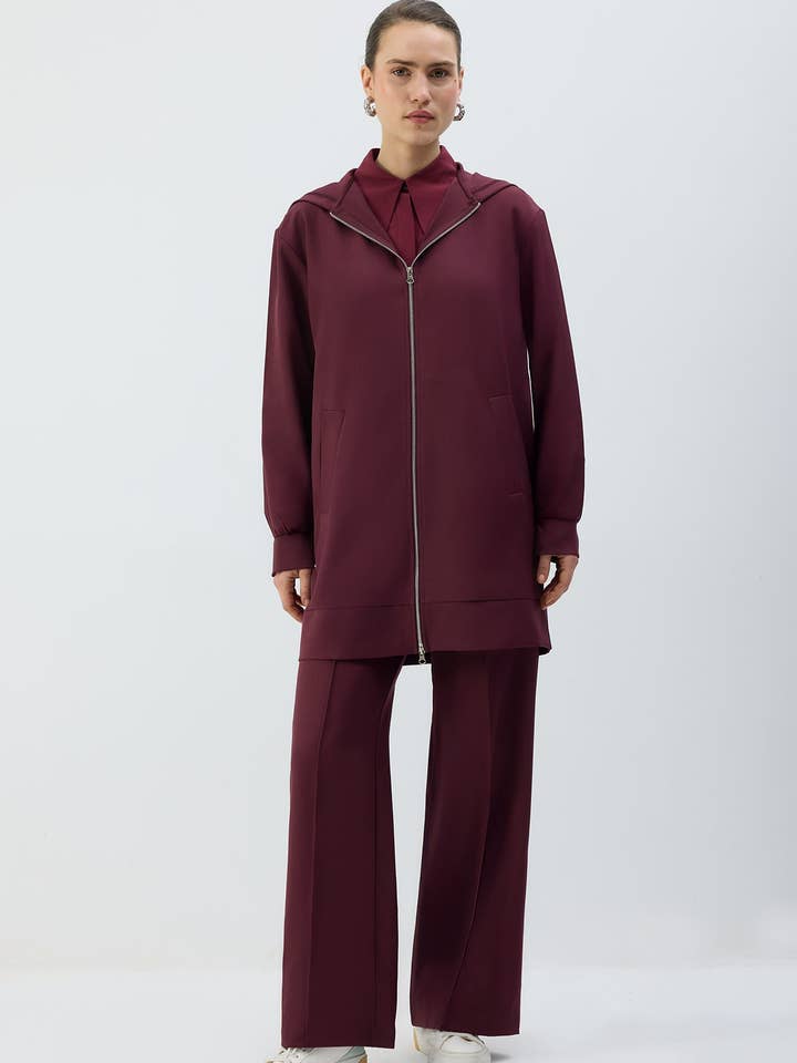 ZIP-UP HOODED JACKET for wholesale by Touché Privé