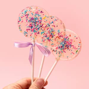 Honey Lollipops (on Honey Wands!) - Sprinkle Bakes