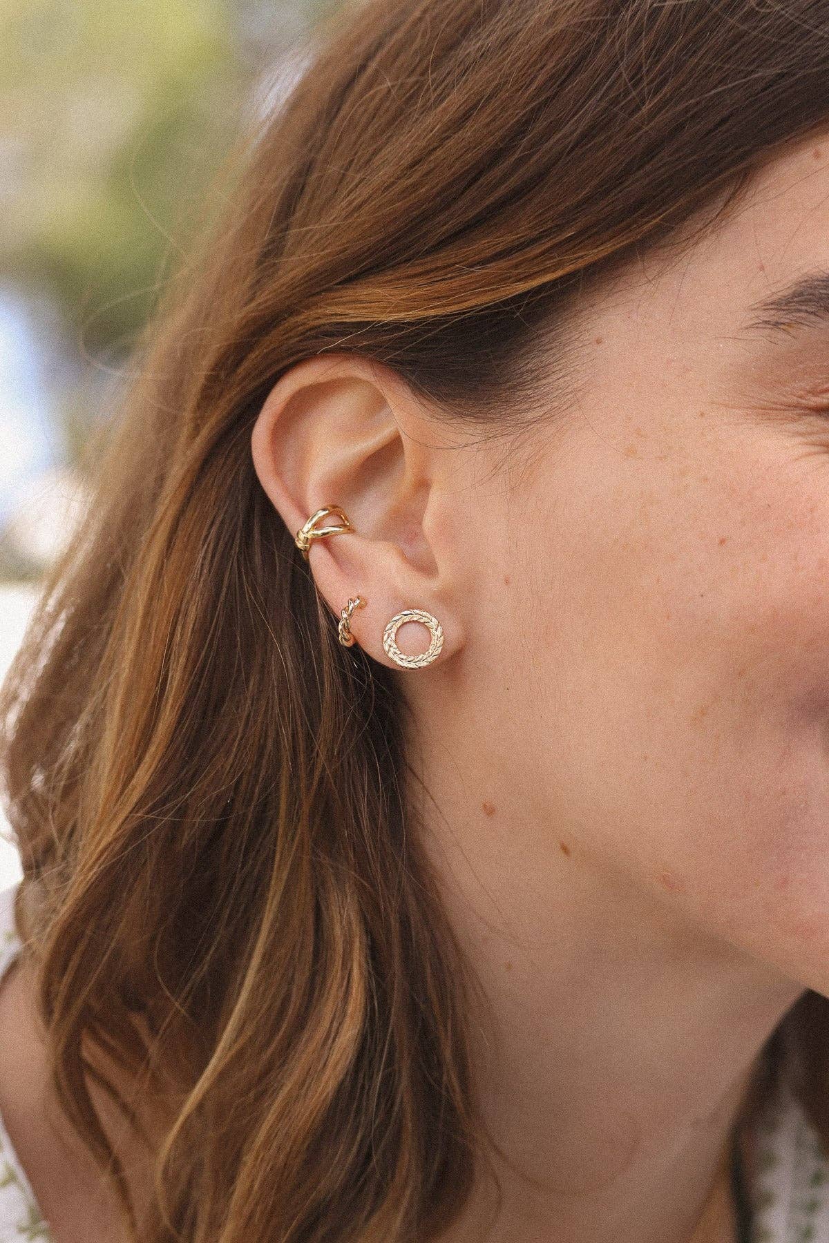 Waekura - Wholesale Hoop Earrings - Narcissus XS Earrings1