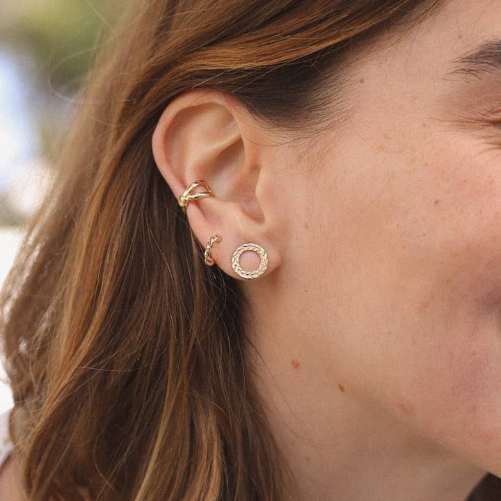 Waekura - Wholesale Hoop Earrings - Narcissus XS Earrings1