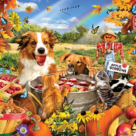1221 Bobbing for Apples 300 pc Puzzle for wholesale by SunsOut