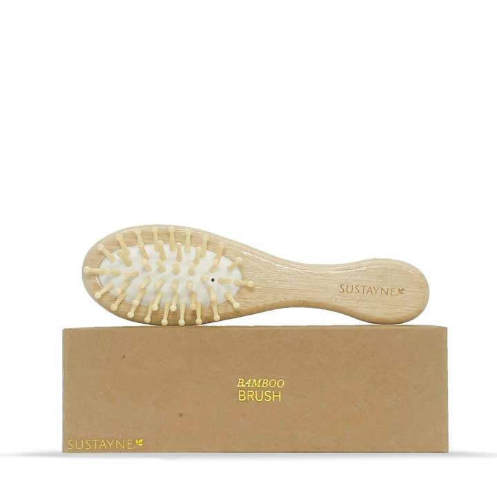 6' Bamboo Brush in Eco-Friendly Kraft Carboard Box for wholesale by Sustayne