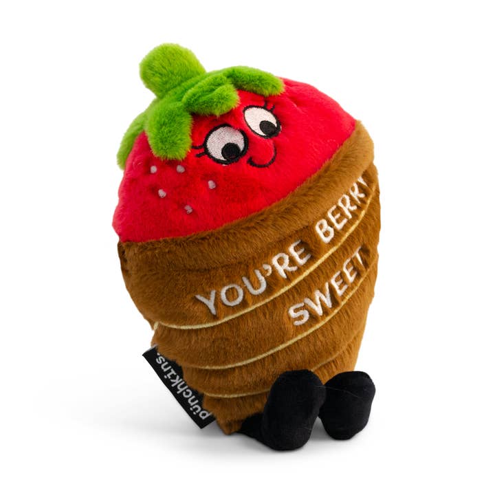 Strawberry Plush Just Kiddin' Plush For Kids Toy Funny Cute for wholesale by Punchkins