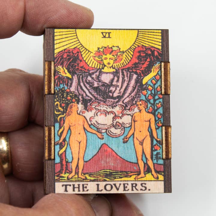 Most Amazing - Wholesale Matches - Matches • The Lovers Tarot Wooden Matchbox • Candle Acc3