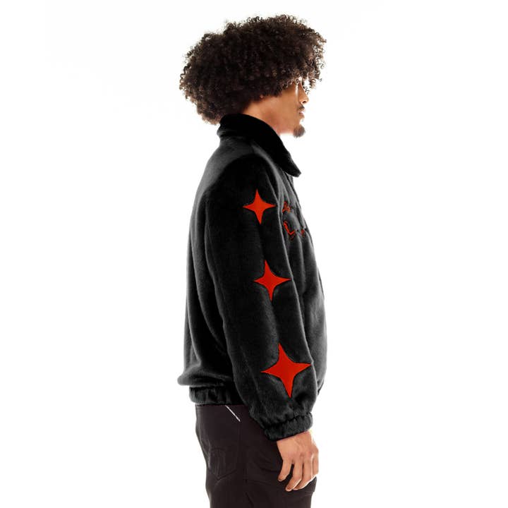 Cult's Polar Fleece Jacket in Black for wholesale on Faire