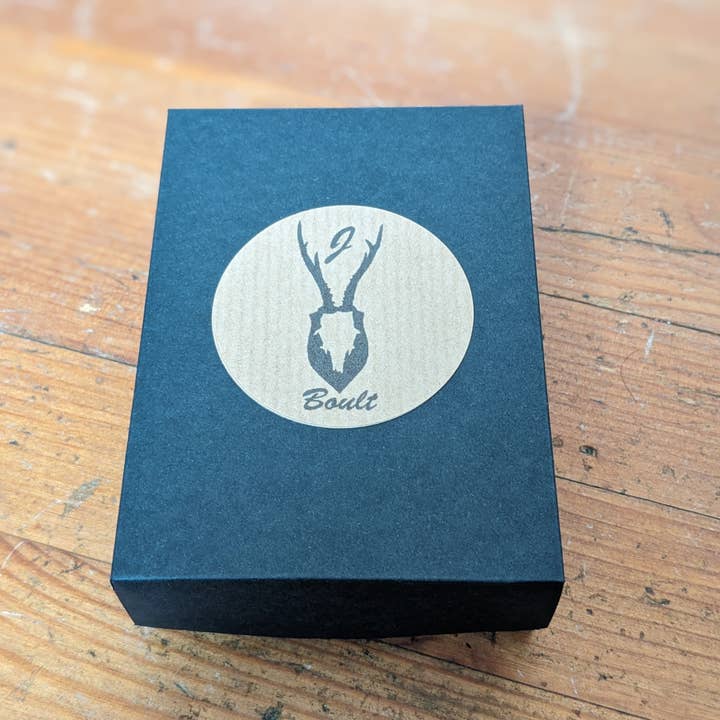 J Boult Designs - Wholesale Wallet - Men's - Upcycled Leather Card Wallet — Shotgun Cartridge, Handmade Country Gift5