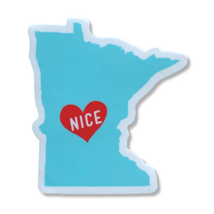 Sweetpea and Co. - Wholesale Sticker - Minnesota Nice Vinyl Sticker0