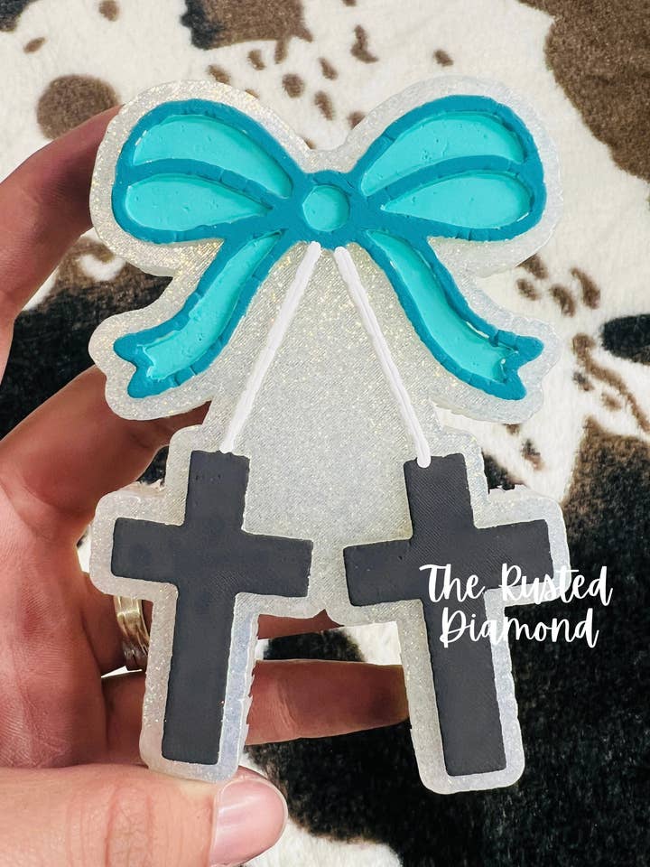 Cross Cherries W/Bow for wholesale by The Rusted Diamond