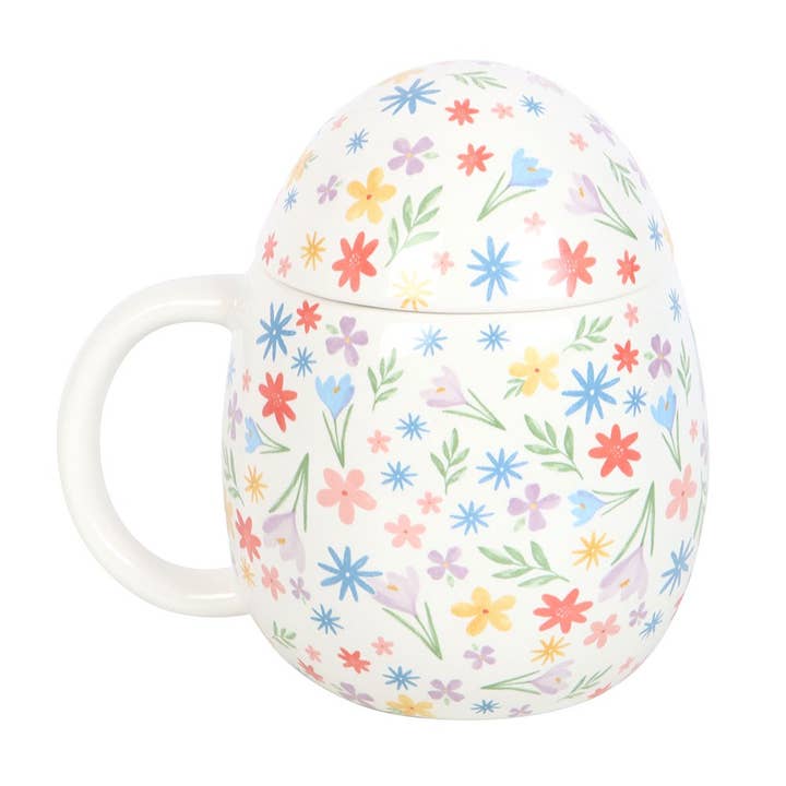 WONDER IMPORTS AUSTRALIA - Wholesale Coffee mug - Spring Floral Print Egg Shaped Mug5
