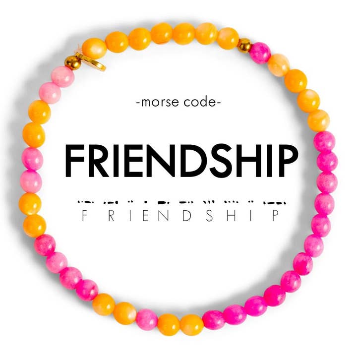 ETHICGOODS - Wholesale Beaded Bracelet - Morse Code Bracelet | FRIENDSHIP6